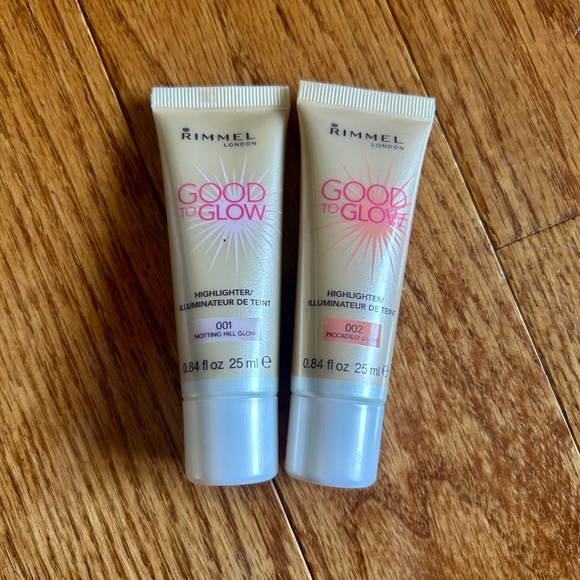 *NEW Rimmel Good to Glow Highlighter in 001 Notting Hill and Piccadilly Glow - Picture 6 of 7